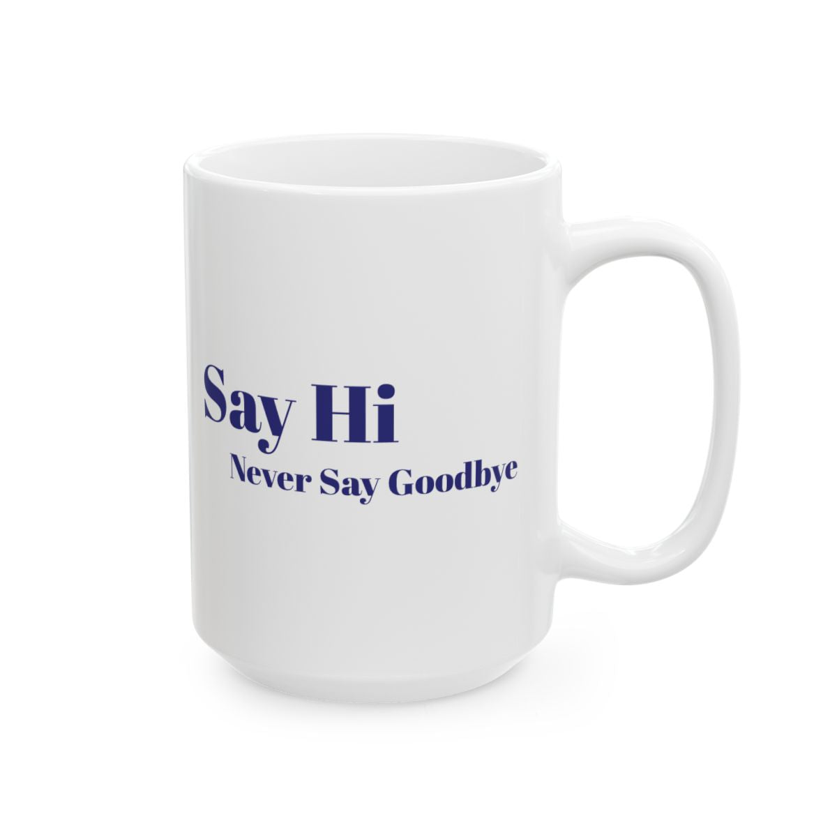 White Ceramic Mug 15oz DOPEMATE